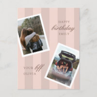 Pink Best Friends Photo Joyeux Anniversaire