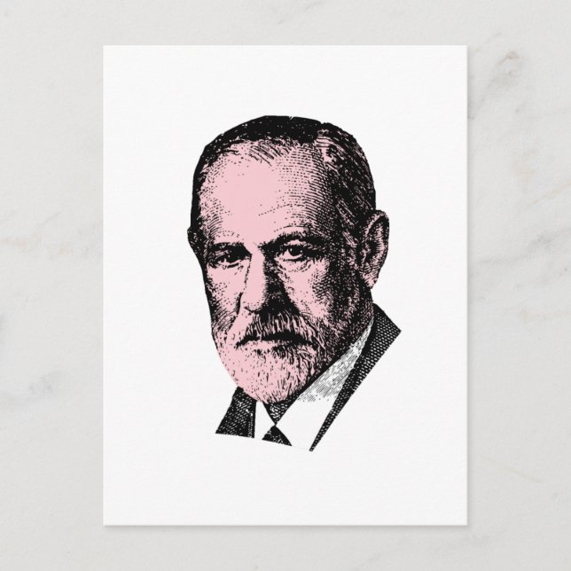 Carte Postale Pink Freud Sigmund Freud (Devant)