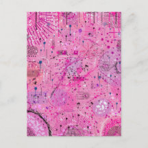 Pink Maximalist Abstract: Raspberry Sundae