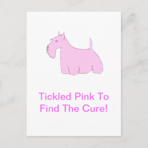 Carte Postale Pink Scottish Terrier