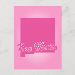 Carte postale Pink State Nouveau Mexique