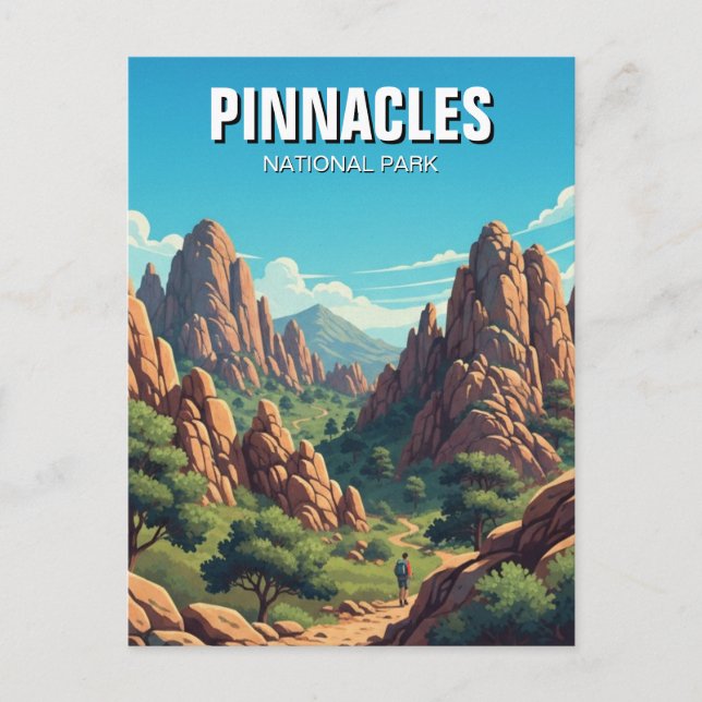Carte Postale Pinnacles National Park California Travel (Devant)