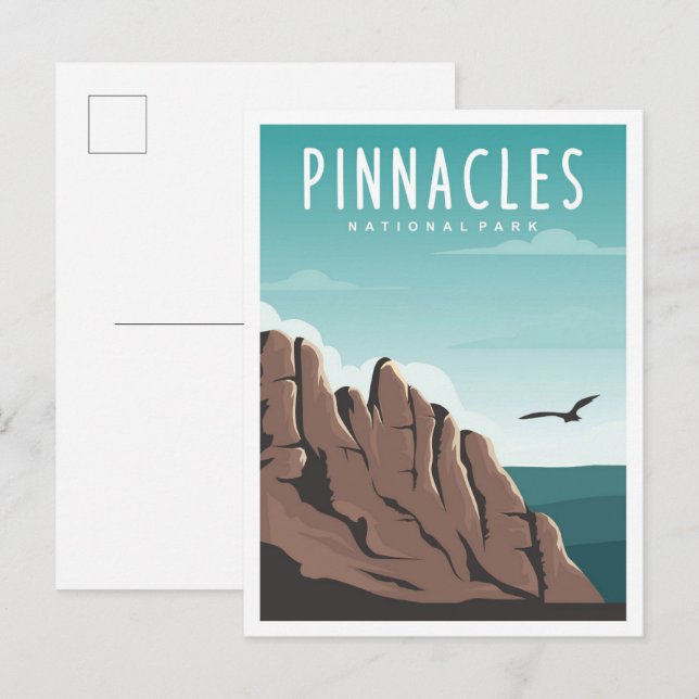 Carte Postale Pinnacles National Park California Travel (Devant / Derrière)