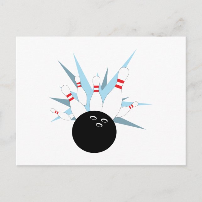 Carte Postale Pins de quilles (Devant)