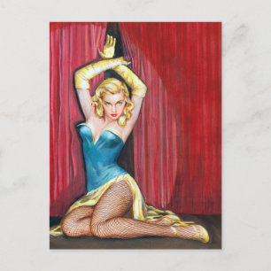 Carte Postale Pinup