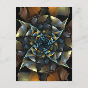 Carte postale Pinwheel Art Abstrait