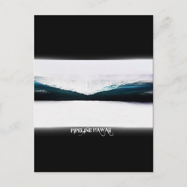 Carte Postale Pipeline Hawaii (Devant)