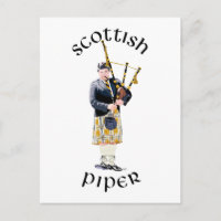Piper écossais - Tan Kilt