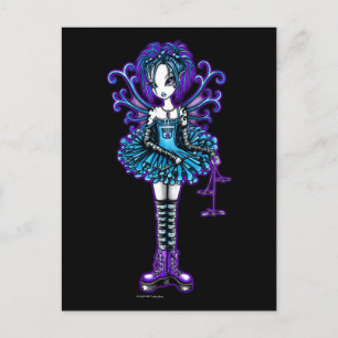 Carte postale "Piper" Goth Dragonfly Fae