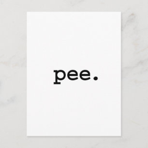Carte Postale pipi.