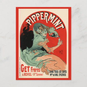 Carte Postale Pippermint, Jules Chéret