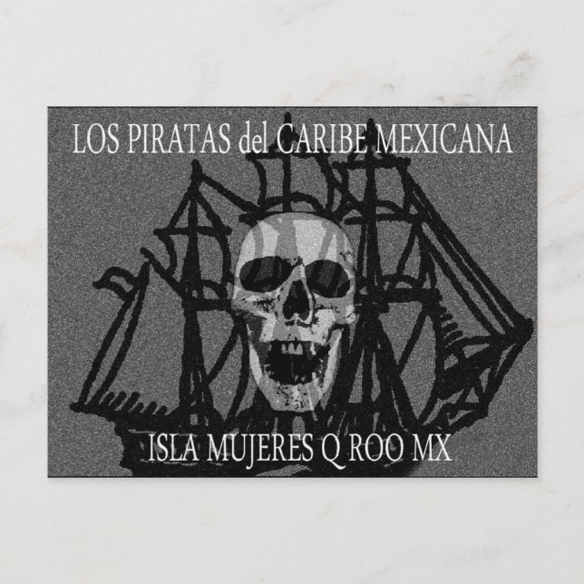 Carte Postale PiratasDelCaribeMexicana (Devant)