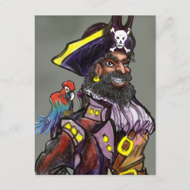 Carte Postale Pirate (Devant)