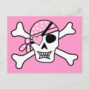 Carte Postale pirate-310038 crâne de pirate et os croisés
