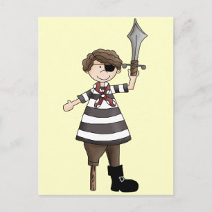 Carte Postale Pirate à pattes