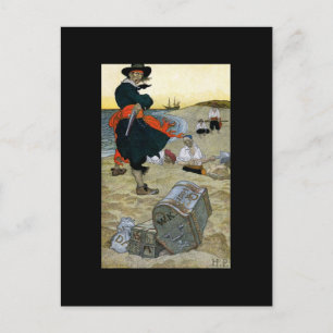 Carte Postale Pirate Art