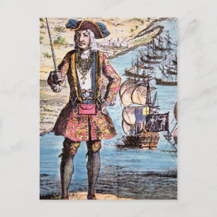 Carte Postale Pirate Black Bart