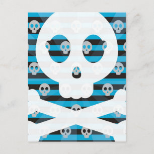 Carte postale Pirate bleu