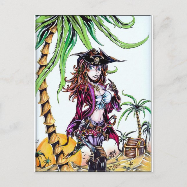Carte postale Pirate Boty (Devant)