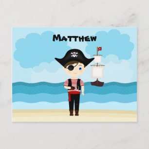 Carte Postale Pirate Boy