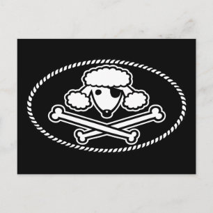 Carte Postale Pirate de caniche 1cl