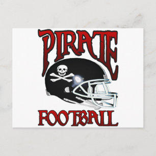 CARTE POSTALE PIRATE DE FOOTBALL