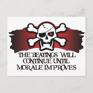 Carte Postale Pirate Morale