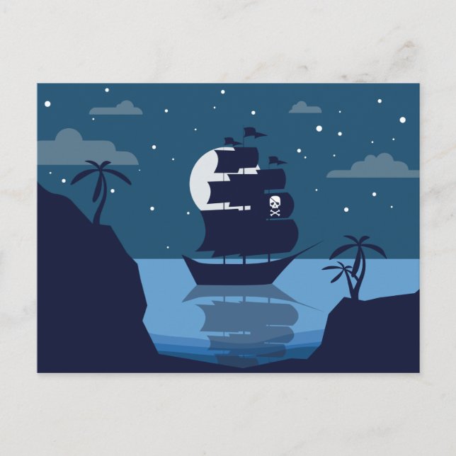 Carte postale Pirate Ship (Devant)