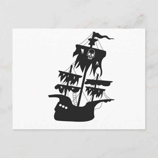 Carte Postale Piratenschiff (Devant)