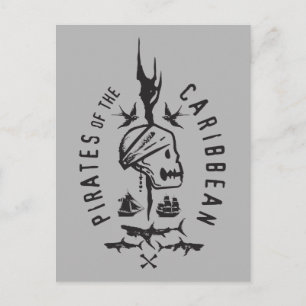 Carte Postale Pirates des Caraïbes 5   Conserver Au Code