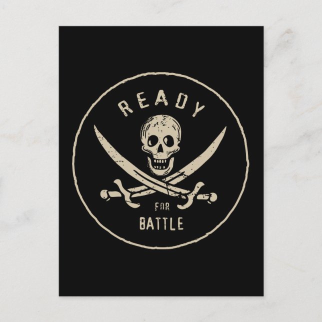 Carte Postale Pirates des Caraïbes 5 | Prêt Pour La Bataille (Devant)