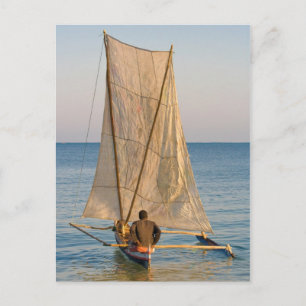 Carte Postale Piroguier Vezo