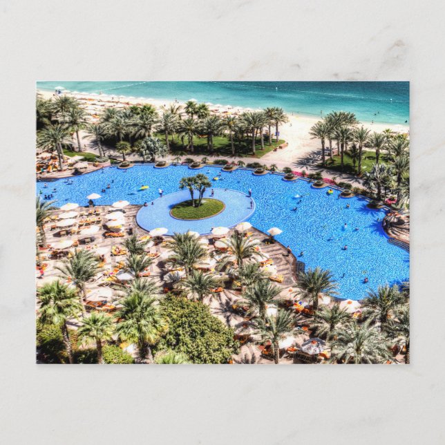 Carte Postale Piscine De Luxe Dubaï (Devant)