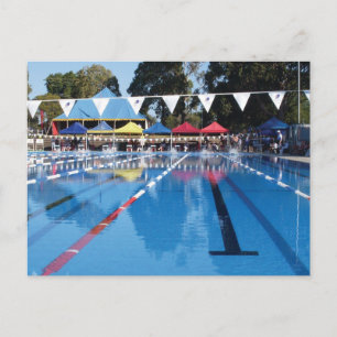 Carte Postale Piscine Extérieure