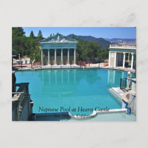 Carte Postale Piscine Neptune au Château de Hearst, San Simeon, 