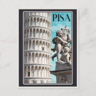 Carte Postale Pise - la tour penchée