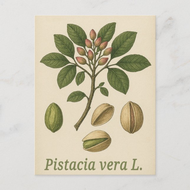 Carte Postale Pistachio vera Postcard (Devant)