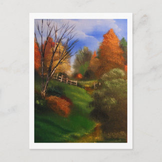Carte Postale Piste d'automne