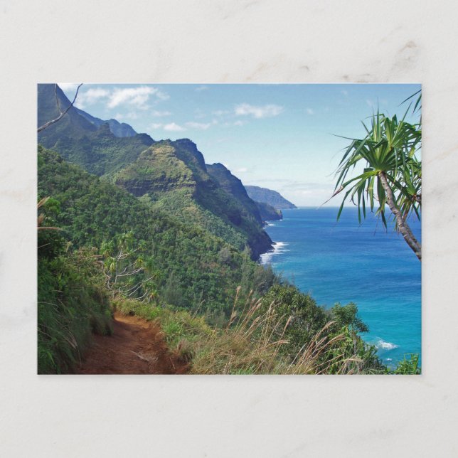 Carte Postale Piste Kalalau (Devant)