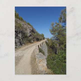 Carte Postale Piste sur le Montgo.