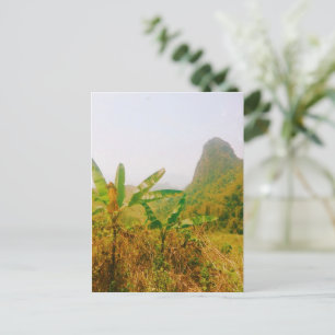 Carte Postale Piste Vang Vieng - Laos