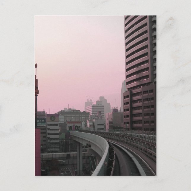 Carte Postale Pistes du train de Tokyo (Devant)