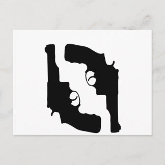 Carte Postale Pistolets par Chillee Wilson