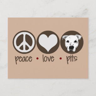 Carte Postale Pits d'amour de paix