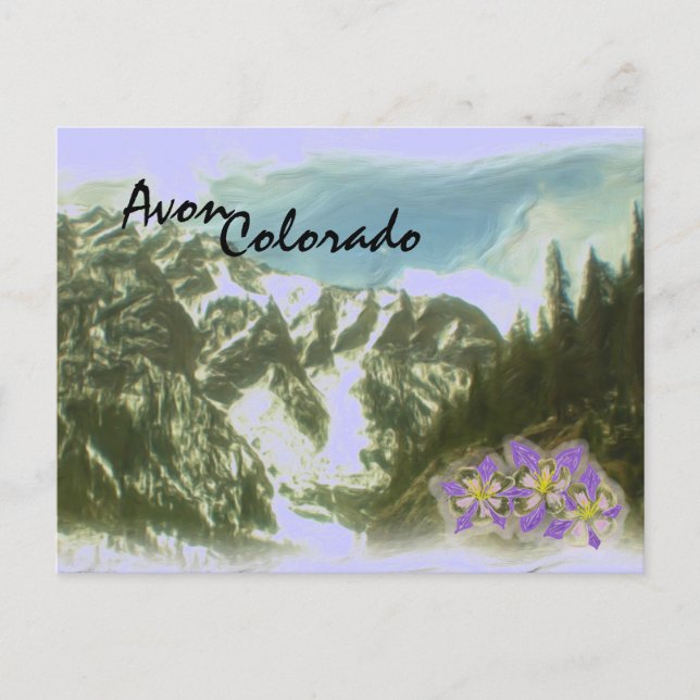 Carte postale pittoresque Avon Colorado (Devant)