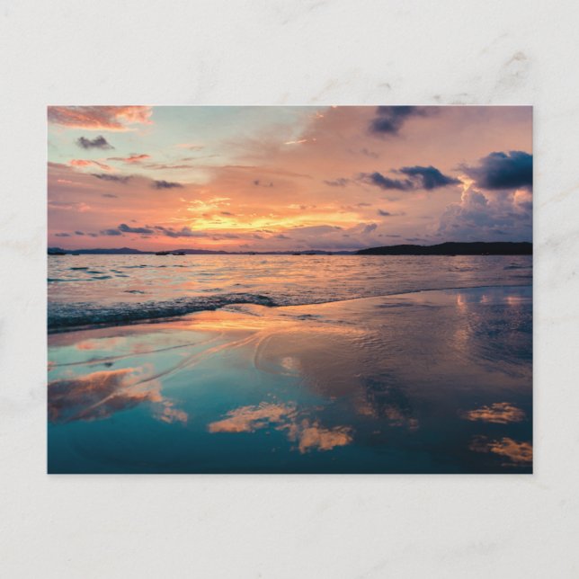 Carte Postale Pittoresque Beach Art Ocean Images Photographie Co (Devant)
