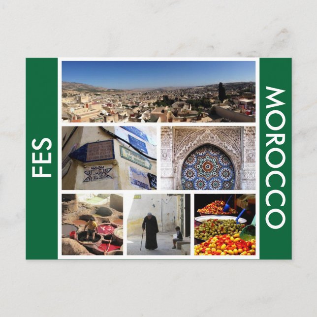 Carte Postale pittoresque fes maroc (Devant)