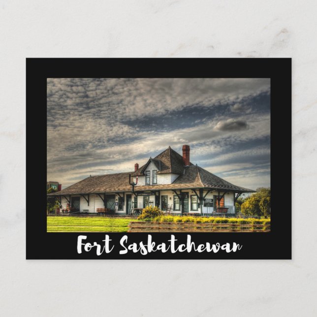 Carte Postale Pittoresque Fort Saskatchewan (Devant)