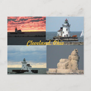 Carte postale pittoresque West Lighthouse (Clevela
