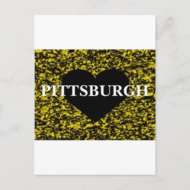 Carte Postale Pittsburgh Heart (Devant)